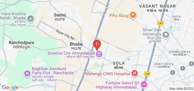 SAL Institute of Management, Ahmedabad Map
