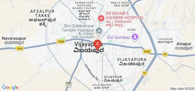 BLDE Association's JSS College of Education, PG Studies in Education and Research Centre, Vijayapur Map