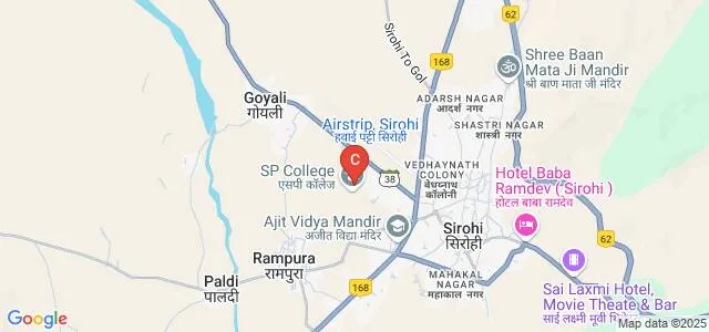 SP College, Sirohi Map