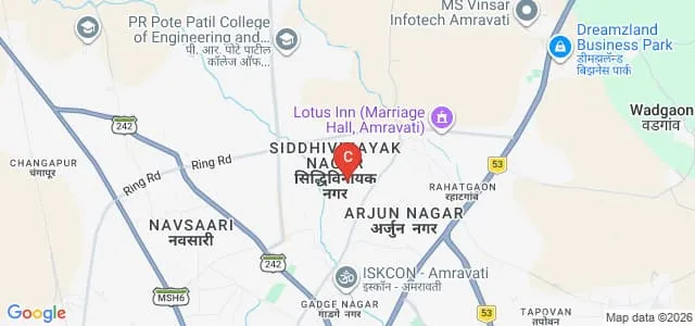 Government College of Engineering, Amravati Map