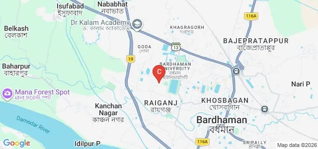 Government College of Education, Burdwan Map