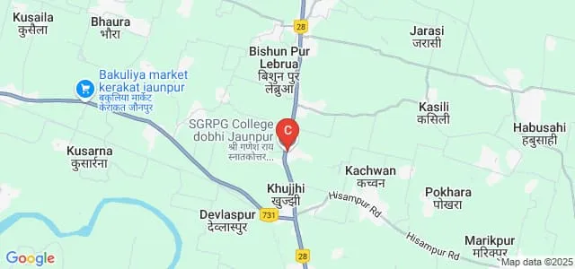 Shri Ganesh Rai Post Graduate College, Jaunpur Map