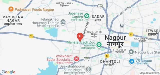 Dr Babasaheb Ambedkar College of Law, Nagpur Map