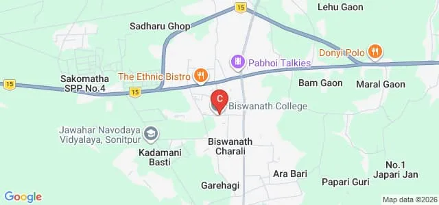 Biswanath College, Sonitpur Map