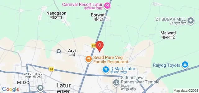 Maharashtra Institute of Physiotherapy, Latur Map