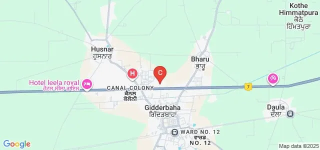 Guru Gobind Singh College of Management and Technology, Giddarbaha Map