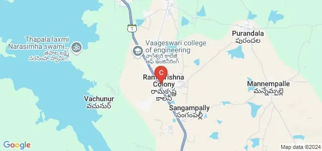 Vaageshwari Engineering College, Karim Nagar Map