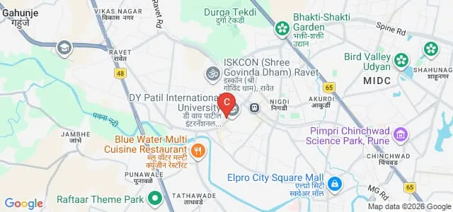 Dr DY Patil Institute of Management Studies, Pune Map