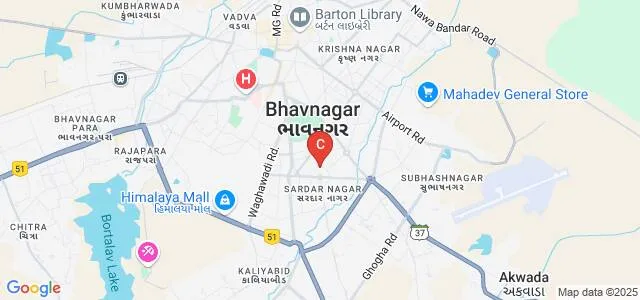 Shree Swaminarayan College of Computer Science, Bhavnagar Map