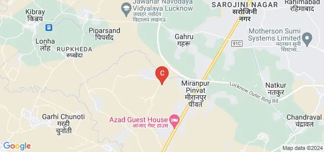 Uttar Pradesh State Institute of Forensic Science, Lucknow Map