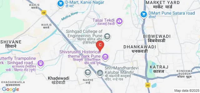 Sinhgad College of Science, Ambegaon Map