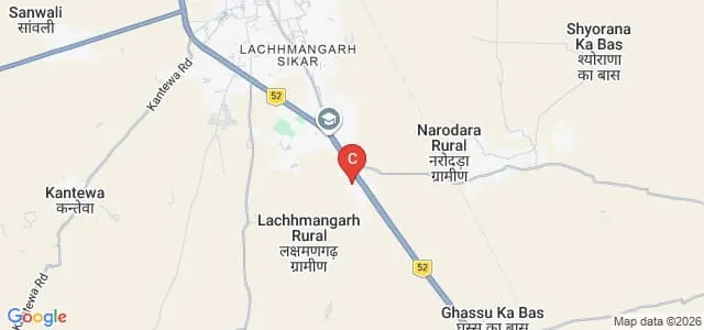 Trilok Singh TT College, Laxmangarh Map