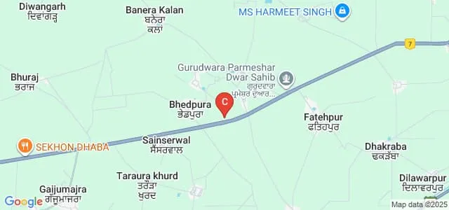 Bahra Institute of Pharmacy, Patiala Map