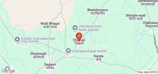 Deshbhakta Anandrao Balwantrao Naik Arts and Science College, Chikhali Map