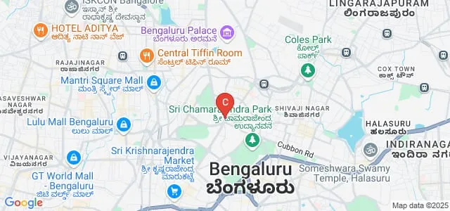 Maharanis Arts Commerce and Management College for Women, Bangalore Map