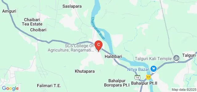 Sarat Chandra Sinha College of Agriculture, Assam Map