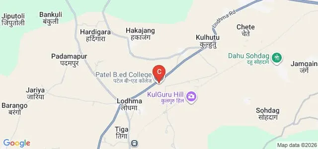 Patel B Ed College, Ranchi Map