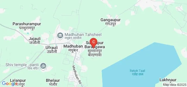 Shaheed Achaybhar Mall Mahila Mahavidyalaya, Mau Map