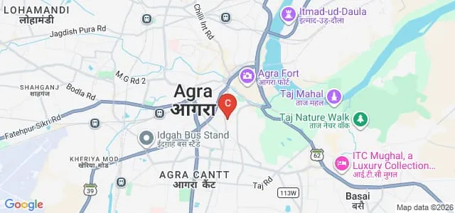 Baikunthi Devi Kanya Mahavidyalaya, Agra Map