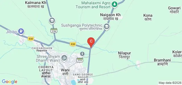 Sushganga Institute of Management, Wani Map