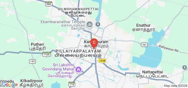 Kanchi College of Education, Kanchipuram Map