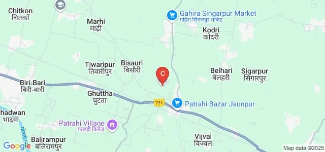 Yashoda Mahavidyalaya, Patrahi, Jaunpur Map