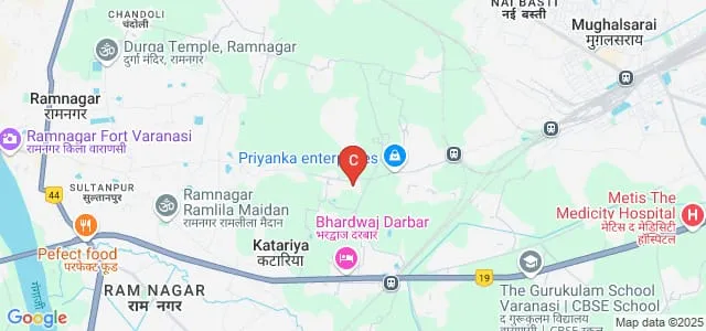 Jeevak Ayurved Medical College, Hospital and Research Centre, Chandauli Map