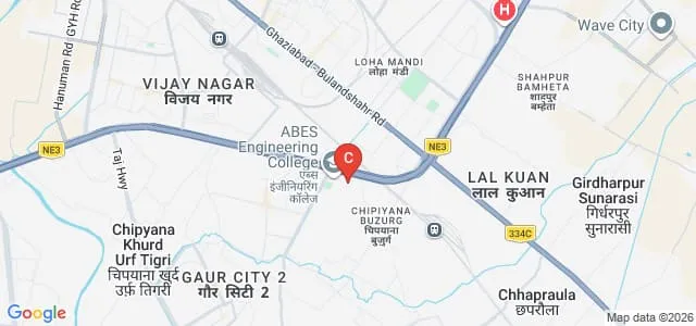 ABES Engineering College, Ghaziabad Map