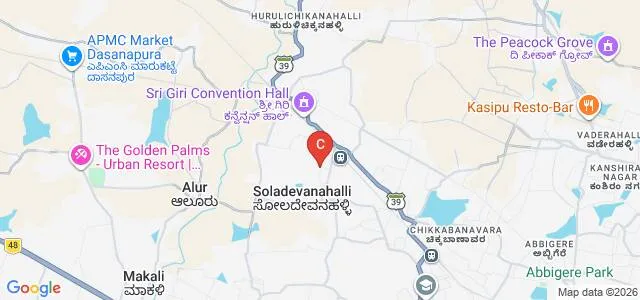 Acharya Institute of Technology, Bangalore Map