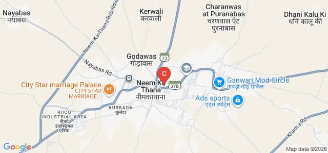 SNKP Government College, Neem Ka Thana Map
