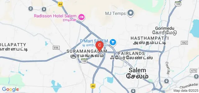 Thiagarajar Polytechnic College, Salem Map