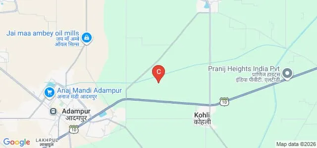 Maharaja Agrasen College of Education, Hisar Map