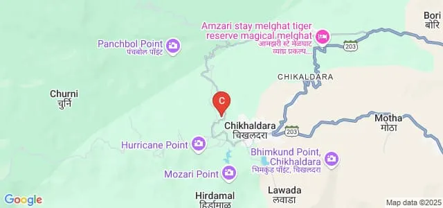 Sipna Shikshan Prasarak Mandal's Arts Science and Commerce College, Chikhaldara Map