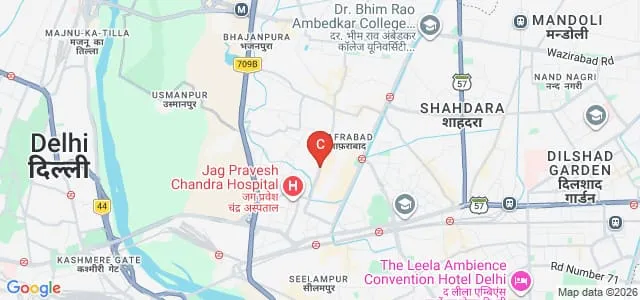 Dr Akhilesh Das Gupta Institute of Professional Studies, New Delhi Map
