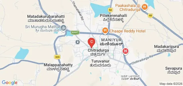Government Arts College, Chitradurga Map