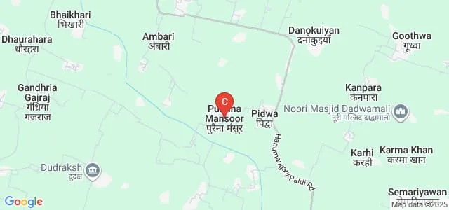 Chaudhary Ram Charitra Parmeshwar Prasad Mahavidyalaya, Basti Map