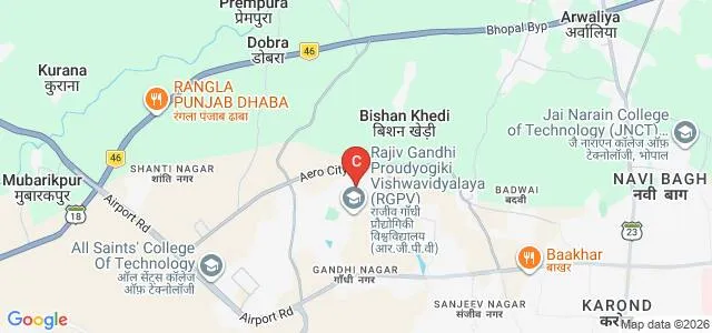 RKDF School of Pharmaceutical Sciences, Bhopal Map