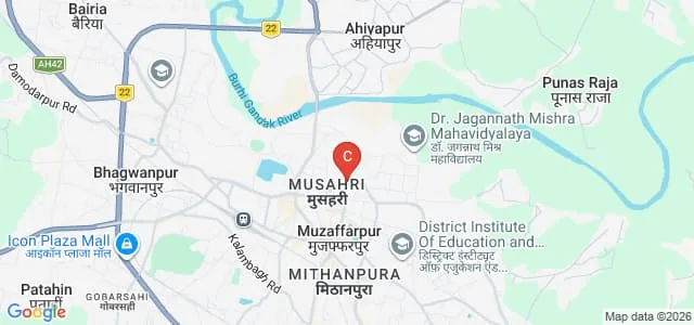 Mahila Shilp Kala Bhawan College, Muzaffarpur Map