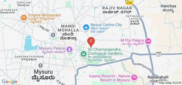 Gopala Gowda Shanthaveri Memorial College of Nursing, Mysuru Map