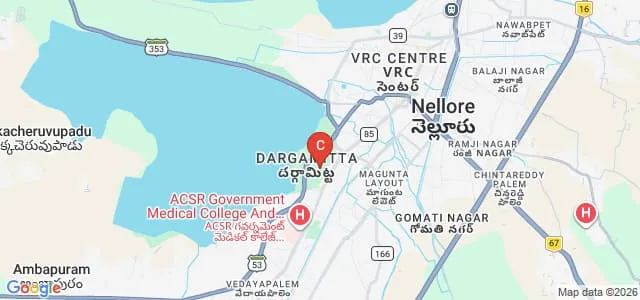 Dodla Kousalyamma Government College for Women, Nellore Map