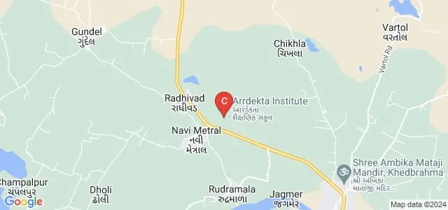 Arrdekta Institute of Technology PGDMLT, Sabarkantha Map