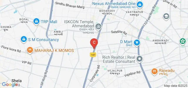Chimanbhai Patel Institute of Management and Research, Ahmedabad Map