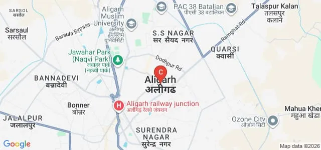 Faculty of Law, Aligarh Muslim University, Aligarh Map