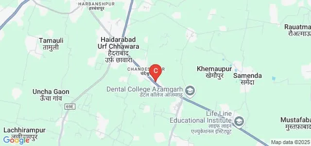 Shri Durga Ji Snatkottar Mahavidyalaya, Azamgarh Map