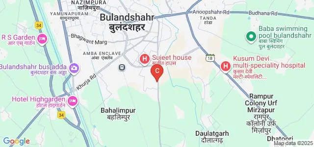 Billah College of Pharmacy, Bulandshahr Map