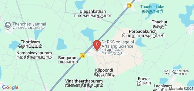 Dr RK Shanmugam College of Arts and Science, Kallakurichi Map