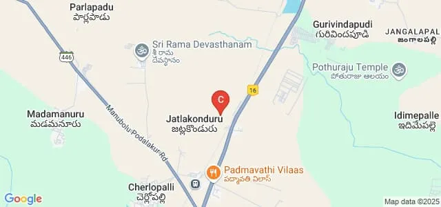 SKR College of Engineering and Technology, Nellore Map