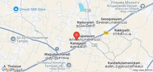 Maisurii Polytechnic College, Salem Map