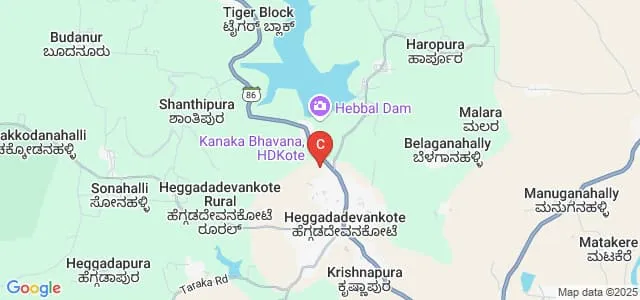 Government First Grade College, Heggadadevanakote Map