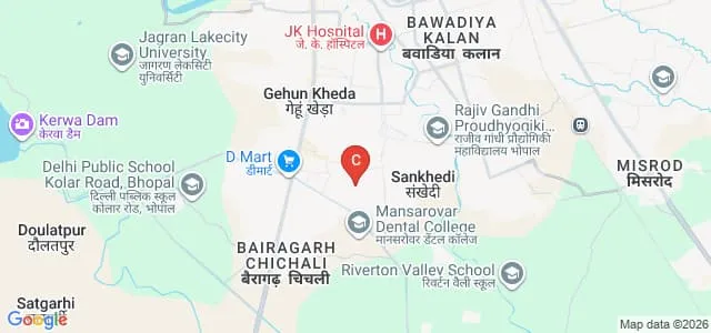 Victoria College of Education, Bhopal Map